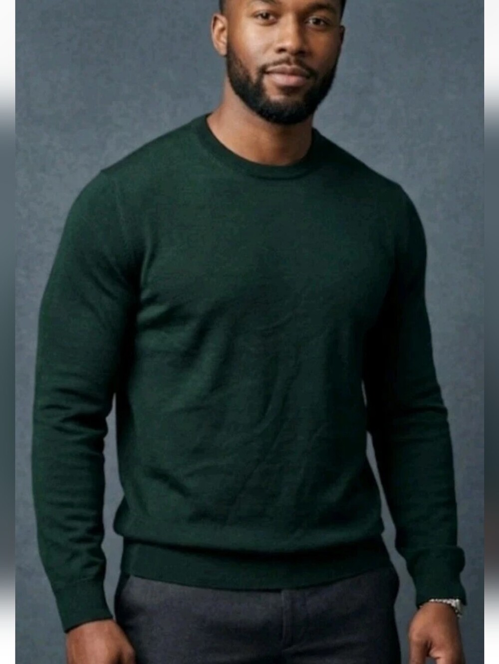 NWT! Club Room Men's Merino Wool Blend Crew Neck Oeko Tex Pullover Sweater! XL